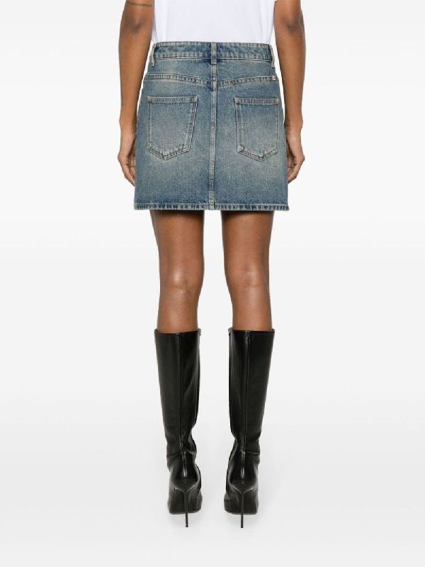 4G Chain Denim
  Skirt