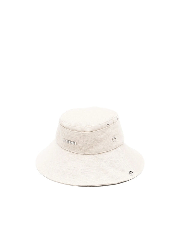 Jacquemus Beige Bucket Hats