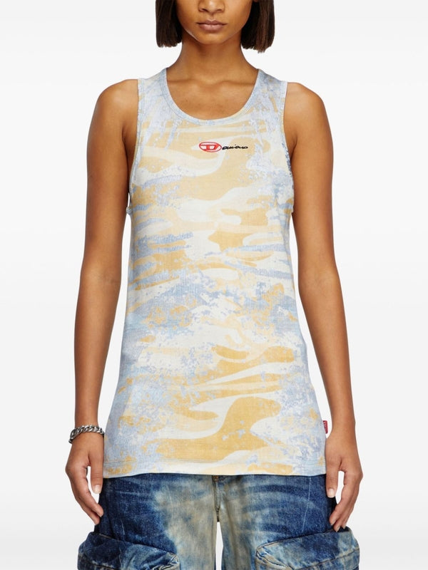 Graphic Printing Tank Top