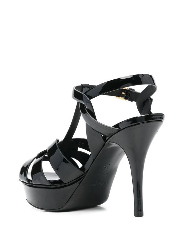 Tribute Leather Sandal Heel