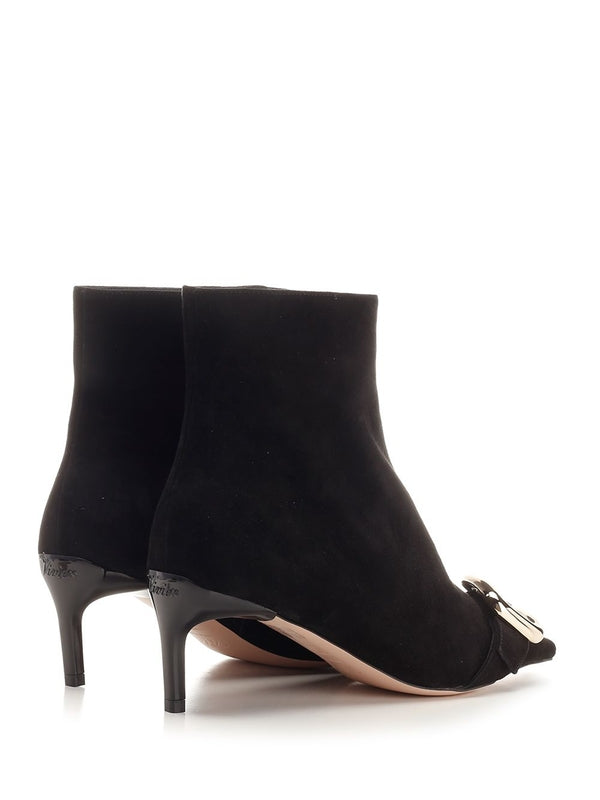 Viv Canard Suede Ankle Boots