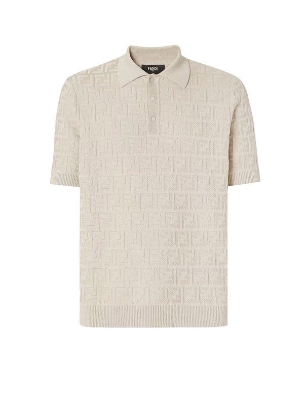 Fendi Grey Polo Shirts