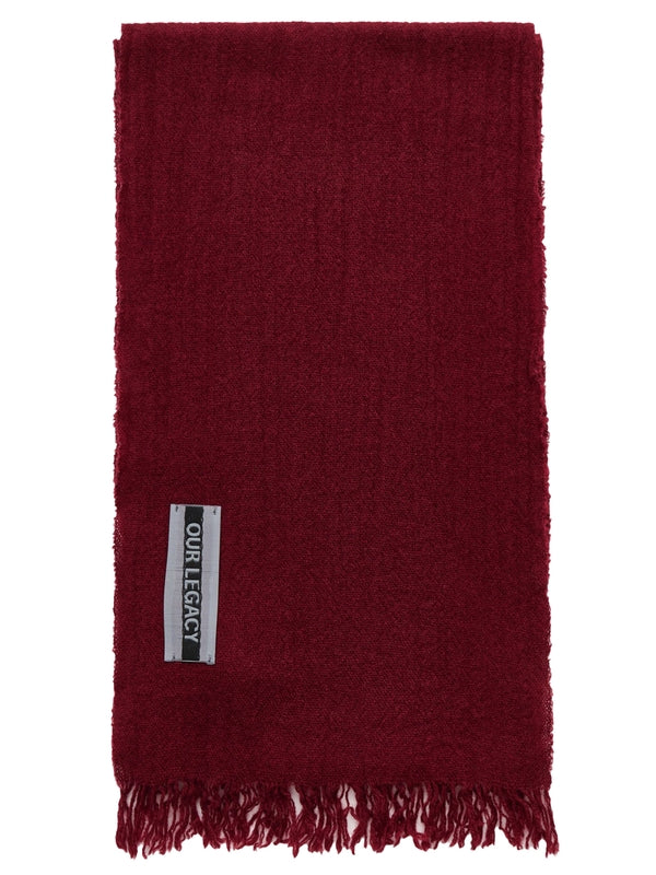 Our Legacy Burgundy Muffler