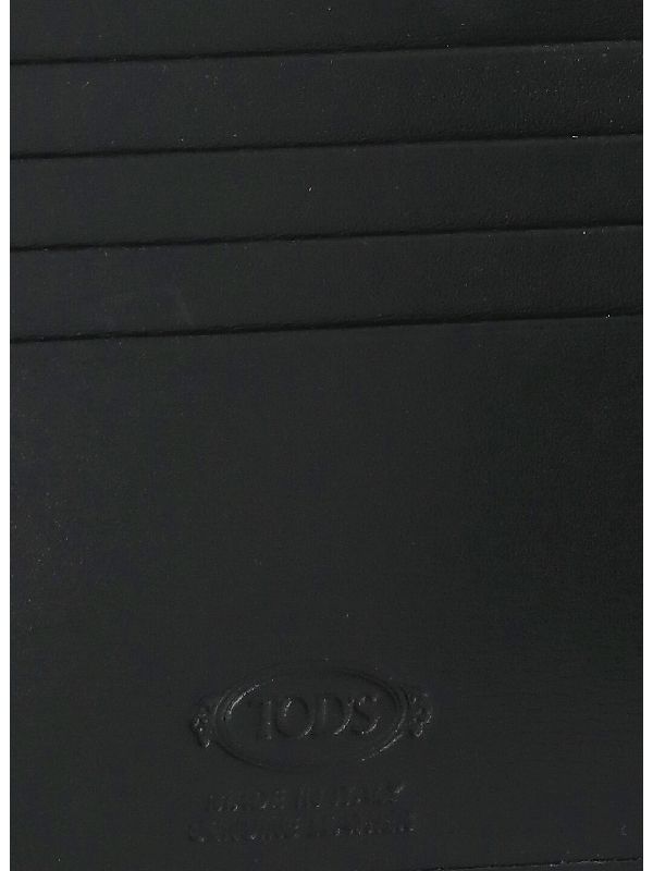 T Decoration Leather Bifold Wallet