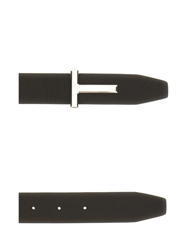 Tom Ford Black Leather Belts