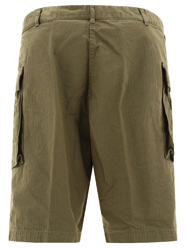 Cotton Cargo Bermuda Shorts