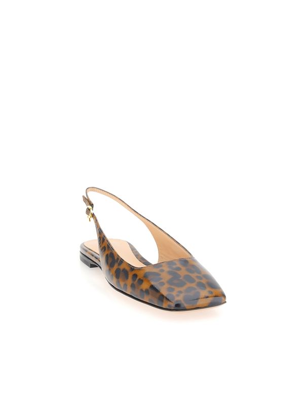 Animal Pattern
  Slingback Flat Shoes