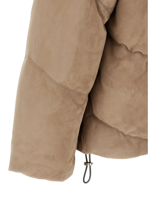 Brunello Cucinelli Beige Down