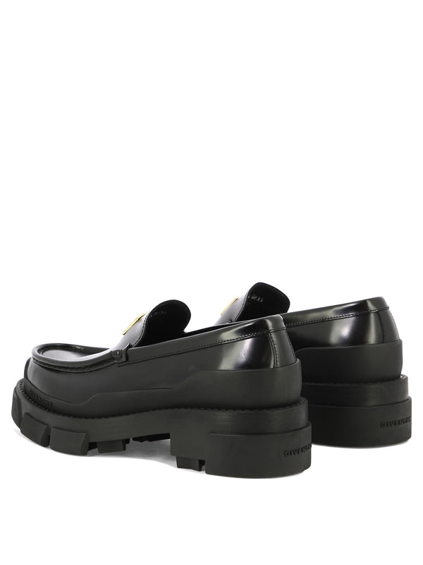 Terra Chunky Sole Leather Loafers