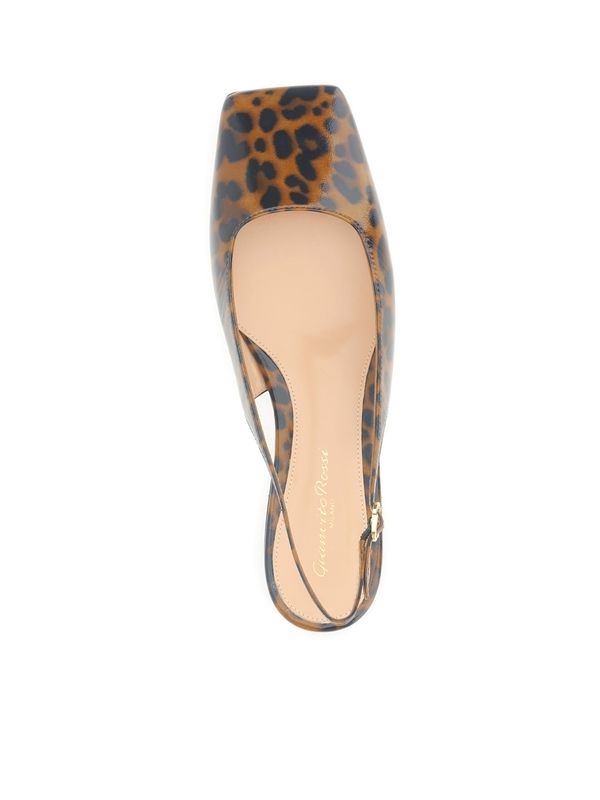 Animal Pattern
  Slingback Flat Shoes