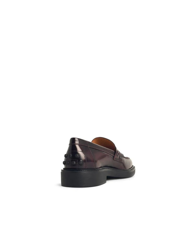 Tod'S Burgundy Loafers