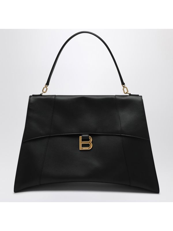 Balenciaga Hourglass Large Black Tote Bags
