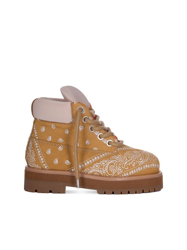 Pdf Channel Yellow Lace-Up Boots