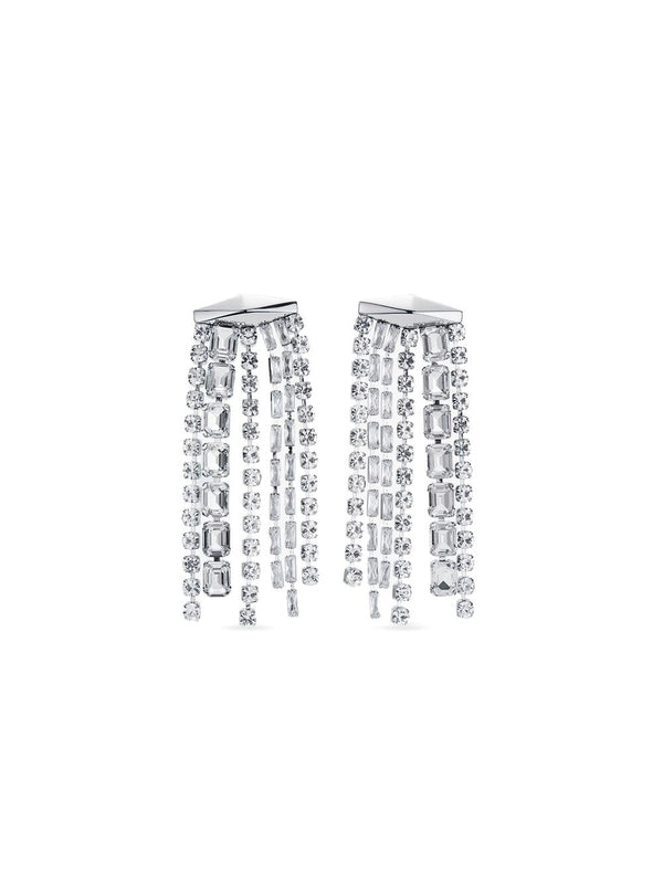 Zandra Crystal Tassel Earrings