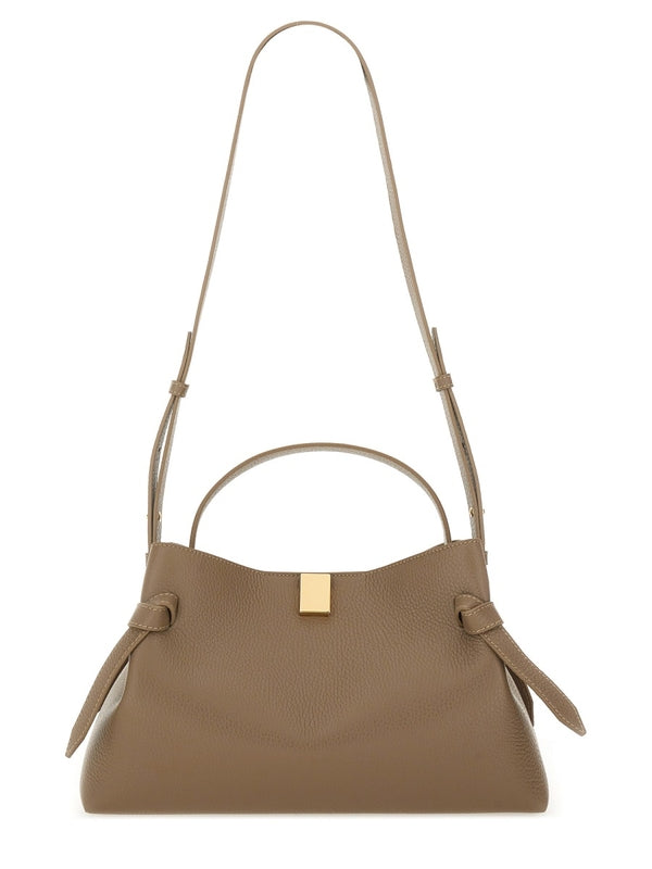 Yuzefi Grey Brown Crossbody & Shoulder Bags