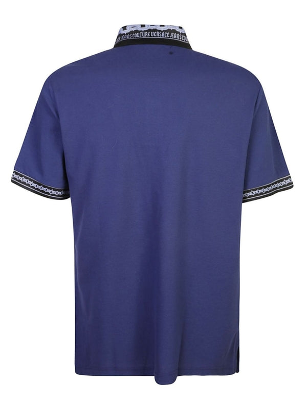 VERSACE JEANS COUTURE T-shirts and Polos Blue Polo Shirts