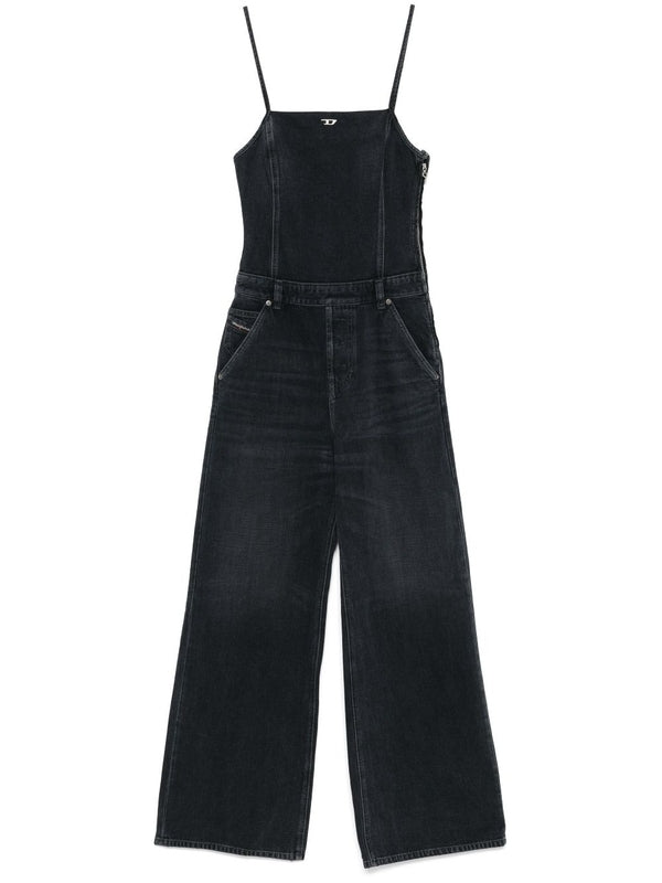 VORS Logo Denim Jumpsuit