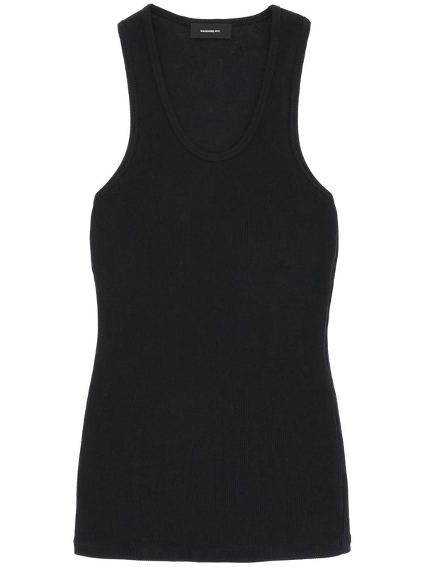 Cotton Rib Sleeveless Top