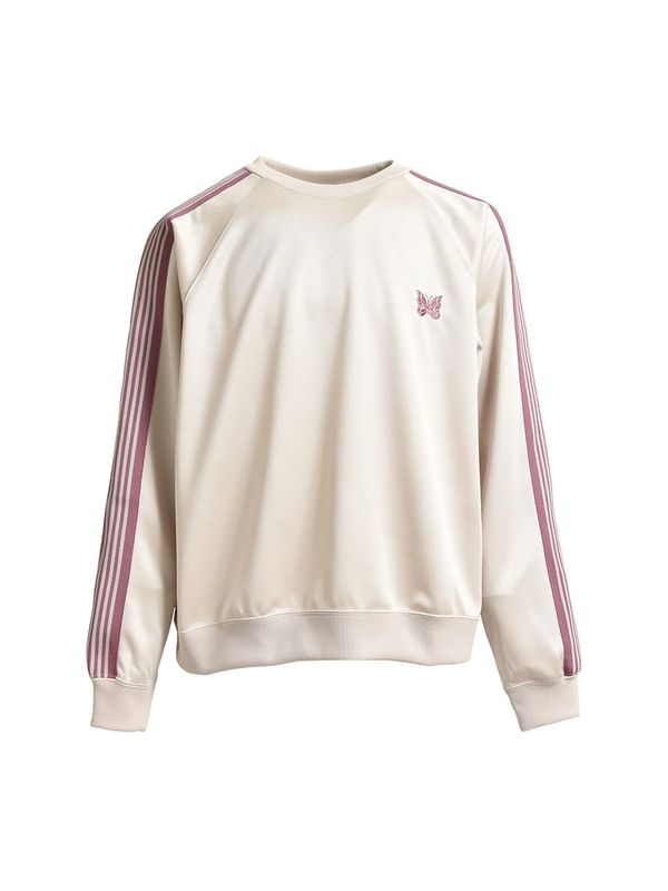 Butterfly Logo Embroidery
  Stripe Sweatshirt