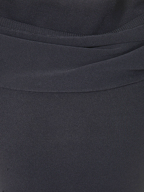 Cowl Neck Viscose Dress