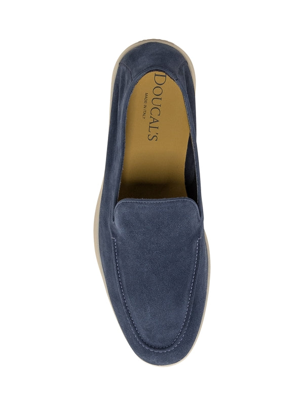 Blue Suede Loafers