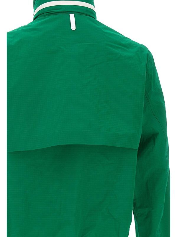 Logo Detail Highneck Nylon Jacket