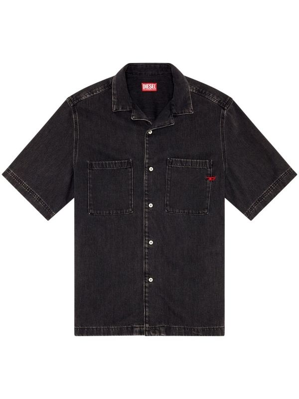 Paroshort Denim Short-sleeve Shirt