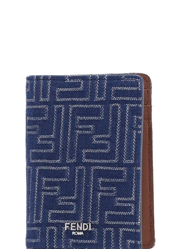 Fendi Blue Card Holders