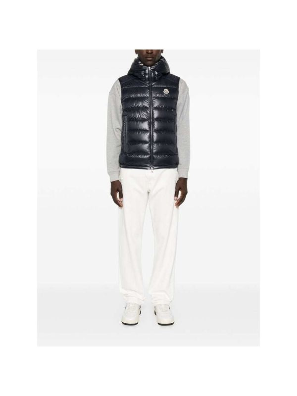 Barant Logo Patch Hooded Padded Vest