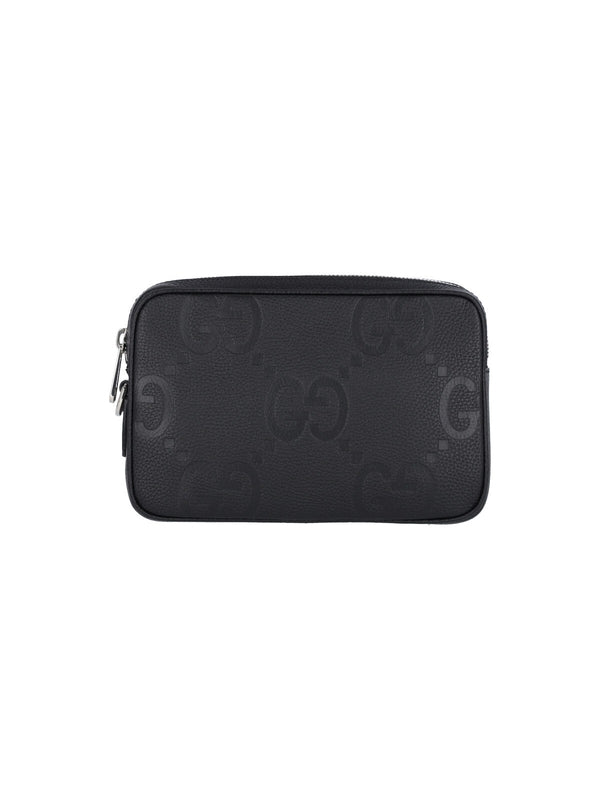 GG Leather Small Pouch Bag