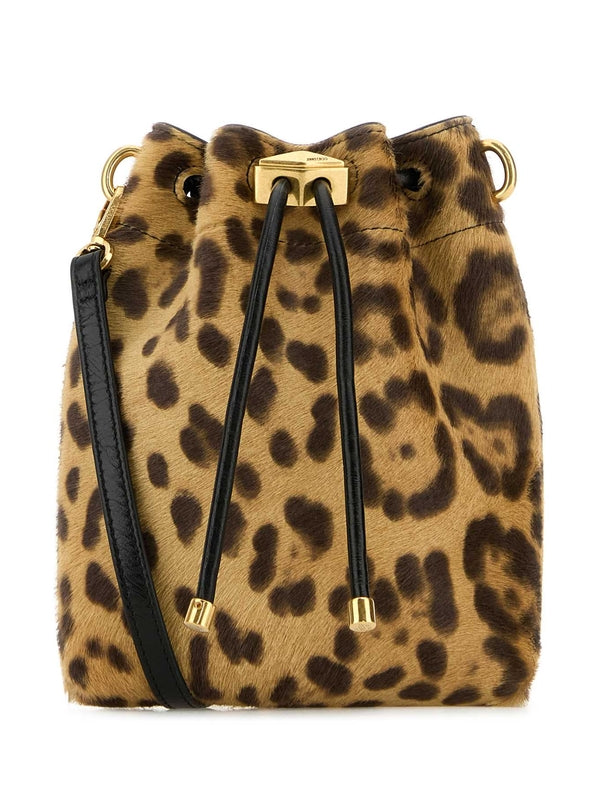 Bon Bon Leopard Bucket Bag