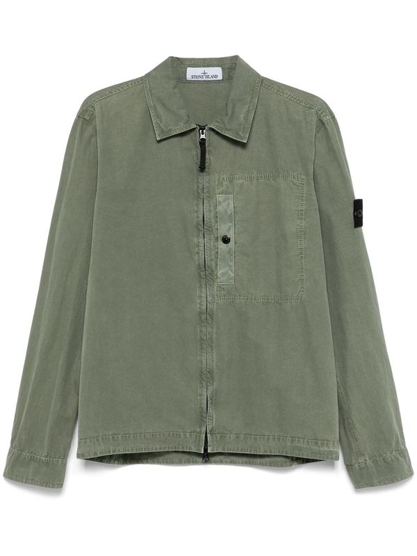 Wappen Patch
  Zip-Up Shirt Jacket