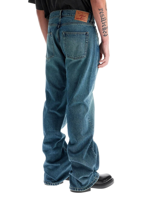 Y/PROJECT - Evergreen Wire Denim Pants - Jente