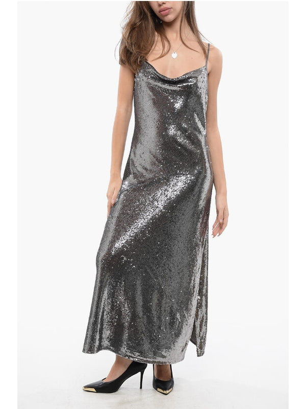 Allsaints Grey Long Dress