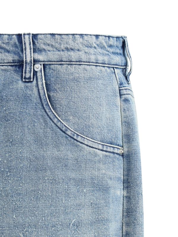 Back Logo Patch Denim Pants