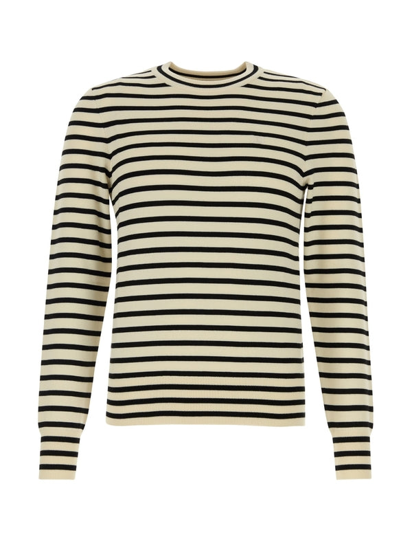 Celine Black Beige Long Sleeve