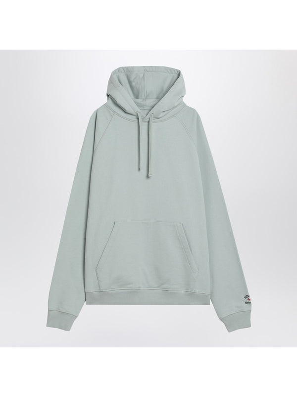 NOAH Embroidered Logo Cotton Hoodie