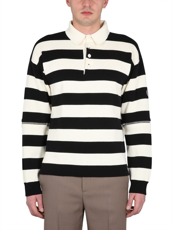 Stripe Cotton Polo Shirt