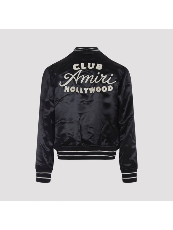 Amiri Black Bomber Jacket