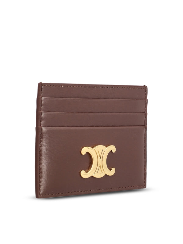 Triomphe Leather Card Wallet