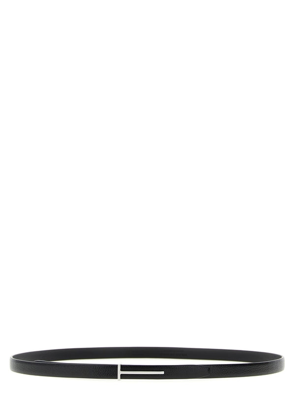 Tom Ford Black Leather Belts