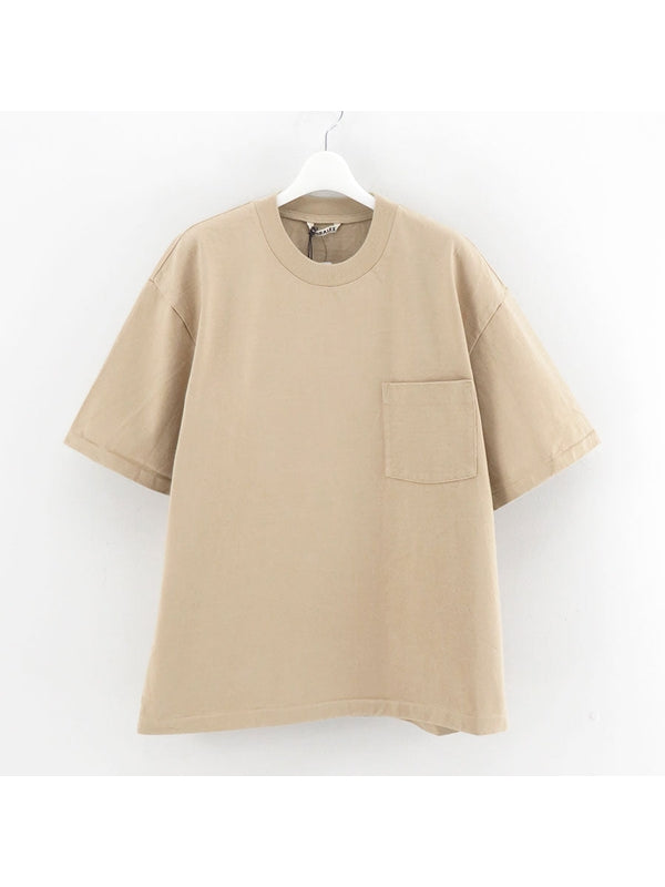 Heavyweight Pocket Beige T-shirt