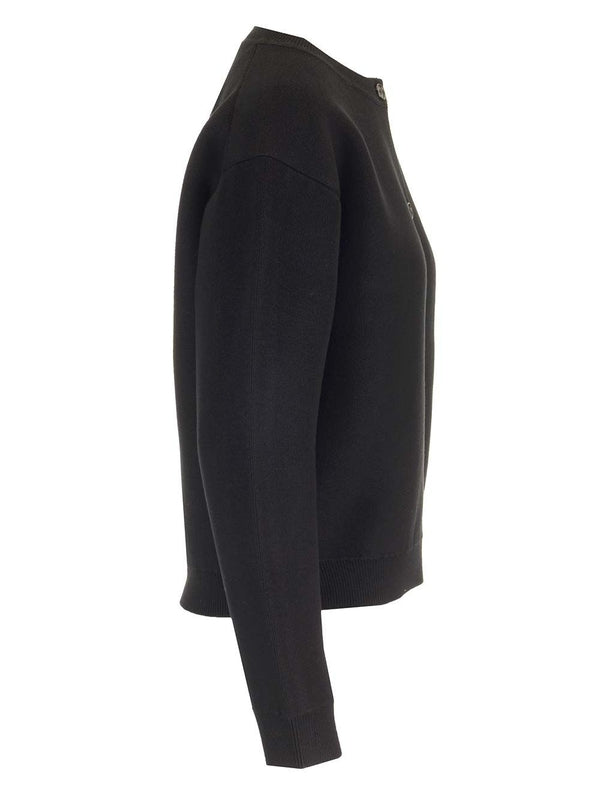 Structured Crewneck Cardigan