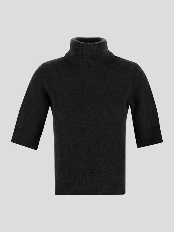 Alpaca Blend High-neck Knit