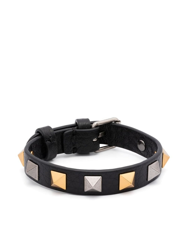 Rockstud Leather Bracelet