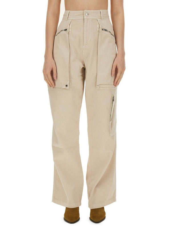 Jolande Zipper Pocket Cargo Pants