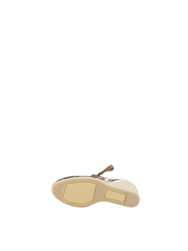 Castañer Brown Wedge Sandals