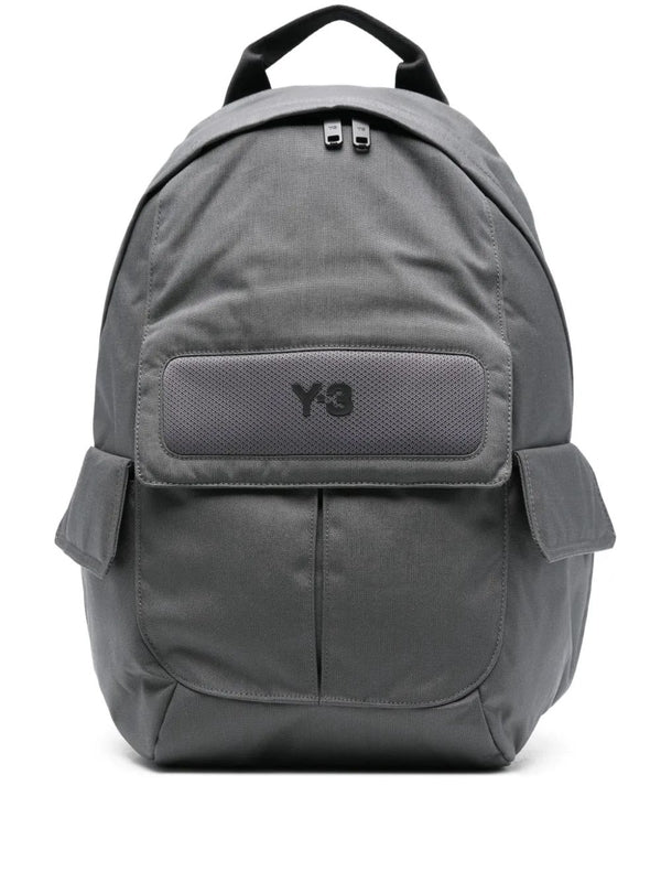 Y-3 Grey Backpacks