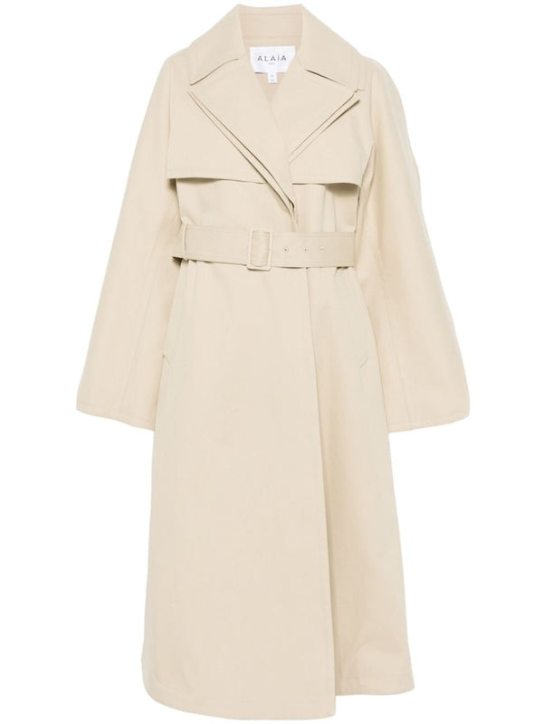 Slit Sleeve Trench Coat