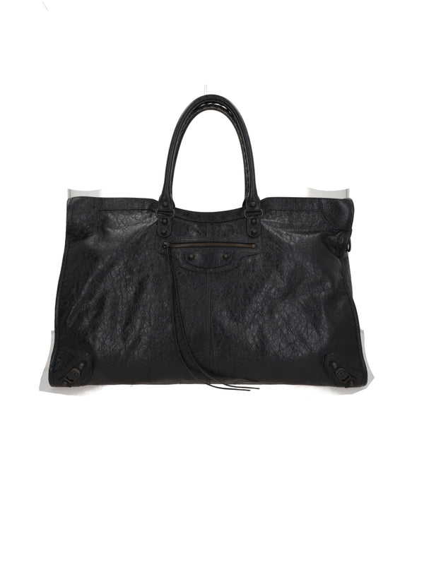 Le City Leather Large Boston Bag